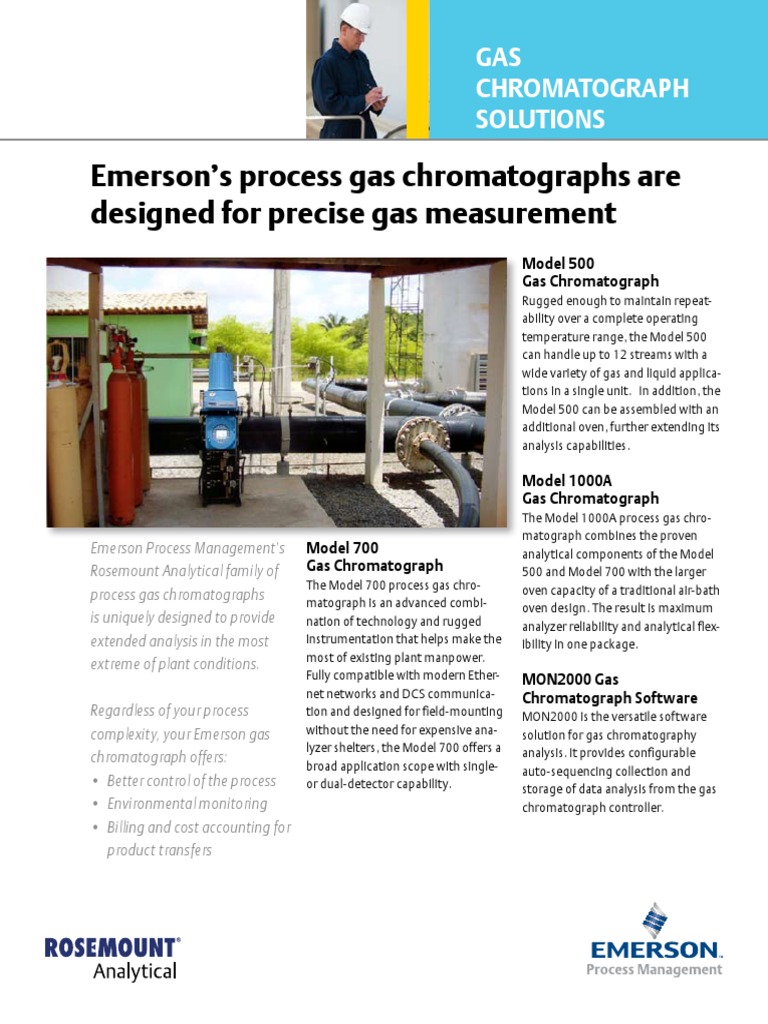 GC Brochure Emerson Gas Chromatograph Solutions PDF Gas Chromatography Chromatography