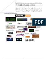 Práctica 11 - GIMP - Creación de Logotipos y Rótulos