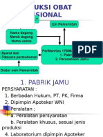 Produksi Obat Tradisional