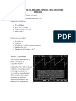 Dimensionamiento Del Estado de Potencia y Del Circuito de Comando