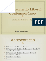 Pensamentos Liberais de Hayek e Rawls sobre Igualdade, Justiça e Liberdade Individual