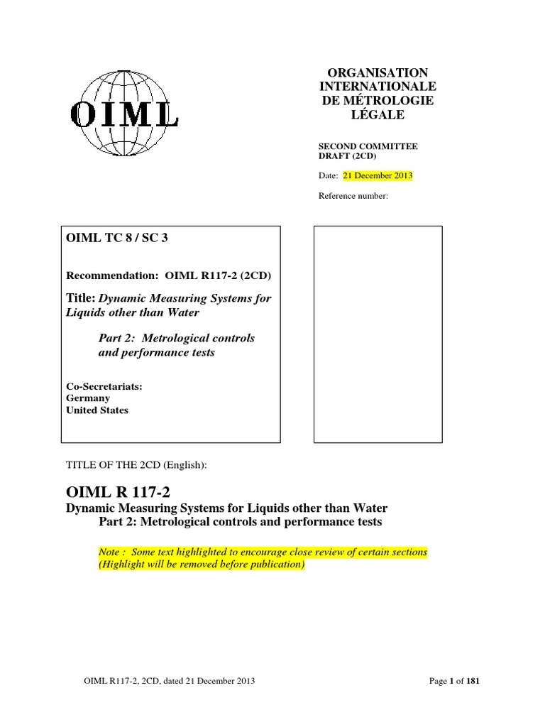 Oimlr117 2 2CD | PDF | Battery (Electricity) | Measuring Instrument