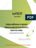 2014 10 Ley 20727 Introduce Modificaciones A La Legislacion Tributaria en Materia de Factura Electronica PDF