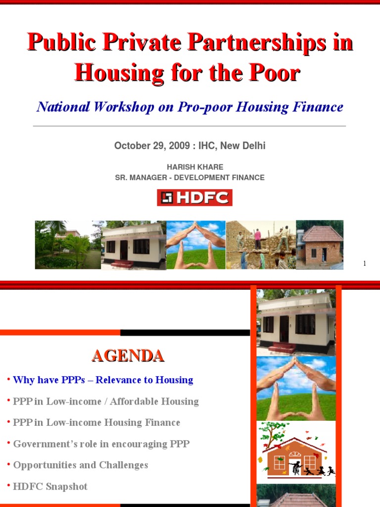 PPPs in Affordable Housing | PDF | Public–Private Partnership ...