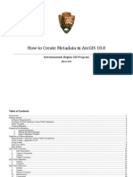 Metadata in ArcGIS 10.0