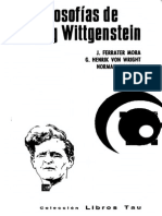 Ferrater Mora Jose - Las Filosofias de Ludwig Wittgenstein