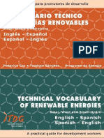 renovables vocabulario tecnico