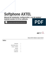 Manual Softphone para Android Sep 2015 AXTEL