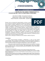 Otimização Do Problema de Corte Unidimensional - Um Estudo de Caso Na Indústria Papeleira