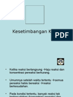 Kesetimbangan Kimia