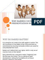 Why Babies Count: Presentation Summary