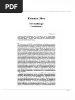 Sólo Un Testigo, Ginzburg, Historias 32, 1994