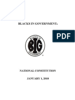Blacks in Government: National Constitution JANUARY 1, 2010