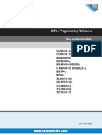 SATO E Pro Programming Reference