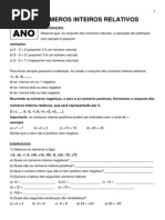 Matematica 7º Ano - 1ª Parte