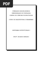 APOSTILA - Sistemas Estruturais 1 - Notas de Aula