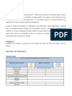 Reporte Muestra de Suelo