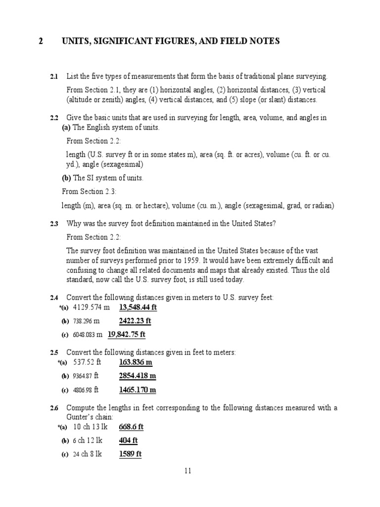 540 | PDF | Surveying | Foot (Unit)