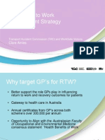 The-Health-Services-Group-Gp-Return To Work Engagement Strategy Clare Amies ACHRF 2012