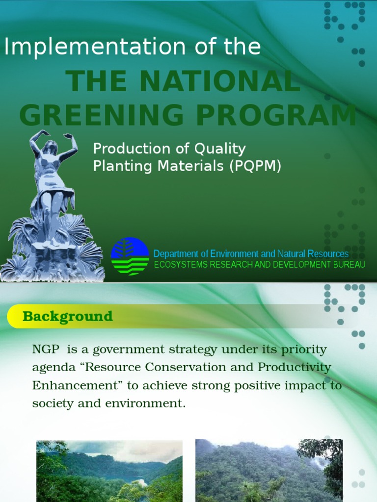 National Greening Program Overview | PDF | Ecology | Biology