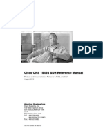 Cisco ONS 15454 SDH Reference Manual