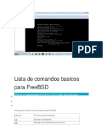 Comandos Basicos para FreeBSD