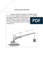 Taller Estatica Por Computador para ciencias de la ingenieria 