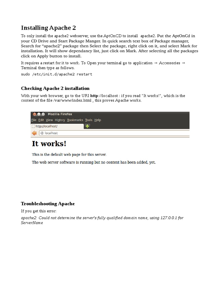 Apache2 PHP Mysql | PDF | Php | Apache Http Server