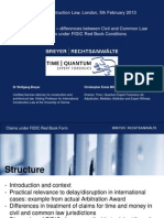 SCL - Claims - Evaluation of Disruptions