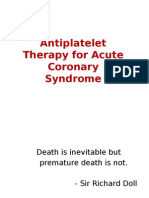 Antiplatelet Therapy For Acute Coronary Syndrome