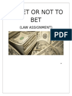 TO BET OR NOT TO BET (LAW ASSIGNMENT)__.docx