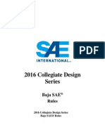 2016 Collegiate Design Series: Baja SAE