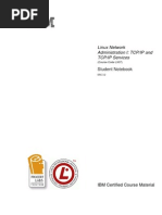 Linux Network Administration I, TCP-IP and TCP-IP Services - Student Notebook (IBM Learning, 2003, Course Code LX07)