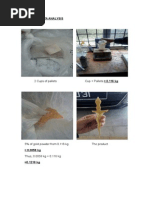 Results and Data Analysis: 2 Cups of Pallets Cup + Pallets 0.116 KG