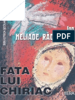 Heliade-Radulescu - Fata Lui Chiriac (Tabel Crono)
