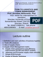Introduction to logistic and supply chain management