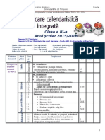 Planificarea Mea Integrată 3- Clasa a III-A