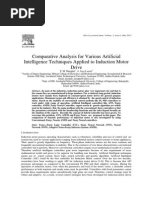 1 Comparative Analysis For Various Artificial Intelligence Techniques Applied To Induction Motor Drive