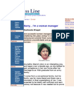 Sorry... I'm A Woman Manager: Rasheeda Bhagat