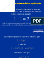 1º Clase de Matemática Aplicada