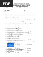 Menarik Soal Mulok Bahasa Banjar Kelas 5 Sd Semester 2 ...