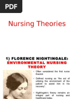 Nursing Theories With Applications