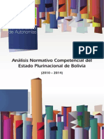 Análisis Normativo Competencial 2010-2014