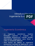 Introducción A La Ingeniería Económica