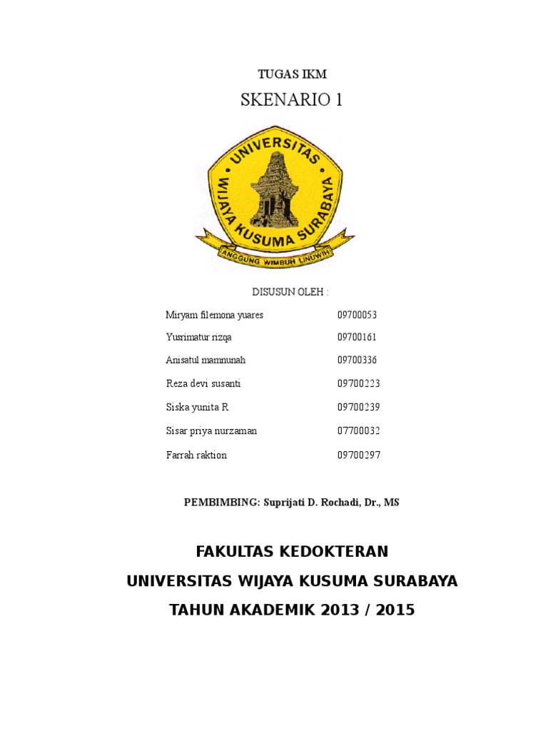 Skenario 1: Tugas Ikm