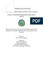 Propuesta Final Psicoeducativa para Diabéticos