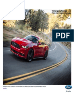 MUSTANG Pre-Lansare Lista de Preturi PDF