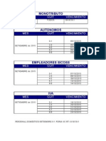 Boletín Impositivo - Octubre 2015