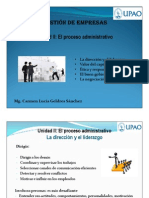 La Dirección y El Liderazgo - Valor Del Capital Humano - Ética y Responsabilidad Social - El Buen Gobierno Corporativo - La Negociación