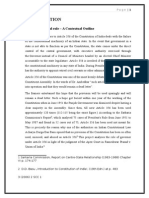 1.1 Presidential Rule - A Contextual Outline: President's Rule Refers To Article 356 of The